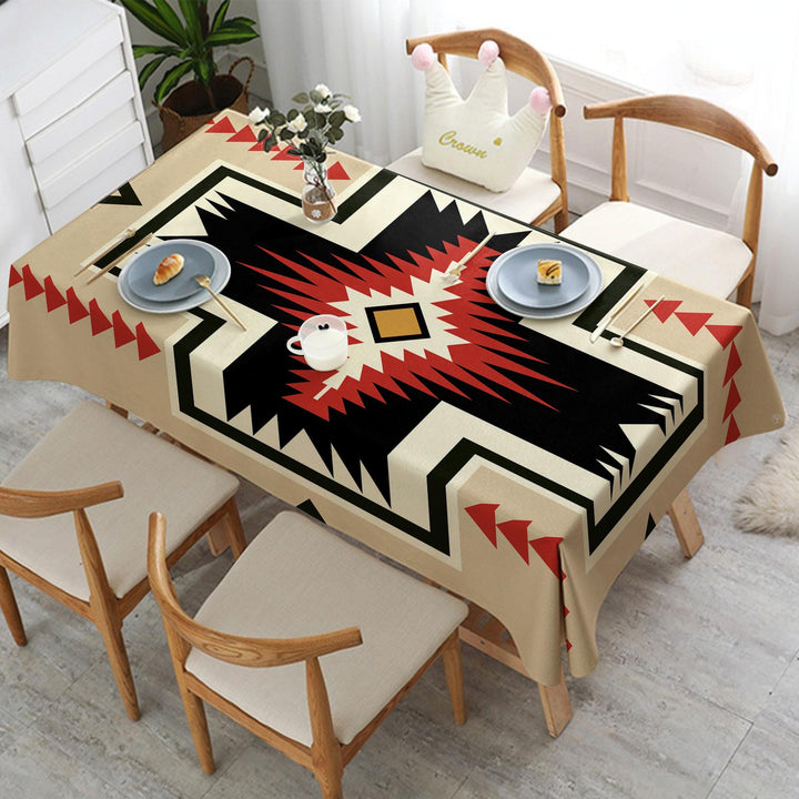Aztec Terracotta Table Top|Kilim Home Decor|Rustic Home Decor|Southwestern Table|Aztec Print Table|Farmhouse Style Gift|Rug Tablecloth