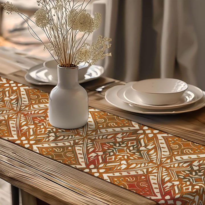 Rug Design Runner|Rustic Tribal Decor|Aztec Home Decor|Boho Luxe Runner|Tribal Look Runner|Traditional Runner|Southwestern Runner