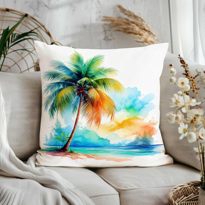 Summer Trend Pillow Case|Palm Tree Cushion Case|Tropical Cushion Cover|Flower Home Decor|Flamingo Sofa Pillowcase|Crane Pillow Cover