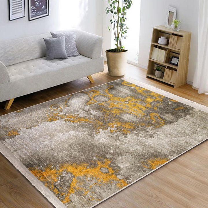 Modern Abstract Rug|Abstract Floor Rug|Rustic Non-slip Mat|Unique Design Area Rug|Art-inspired Carpet|Living Room Carpet|Contemporary Rug
