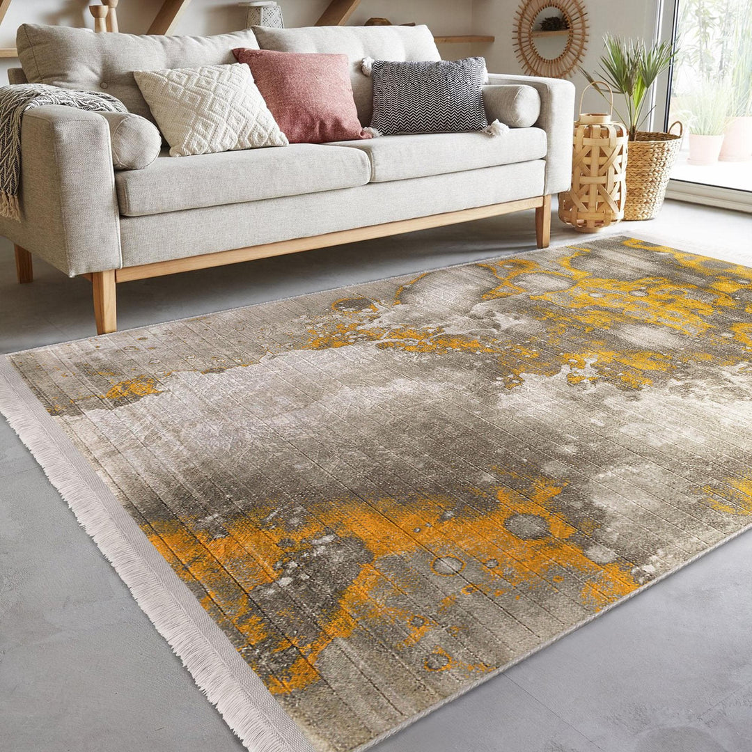 Modern Abstract Rug|Abstract Floor Rug|Rustic Non-slip Mat|Unique Design Area Rug|Art-inspired Carpet|Living Room Carpet|Contemporary Rug