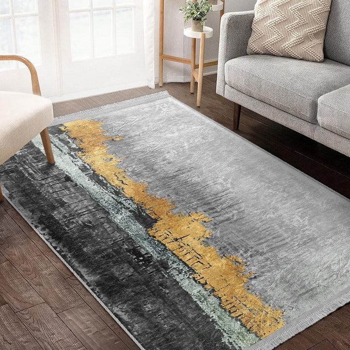 Contemporary Rug|Machine-washable Rug|Abstract Carpet|Non-slip Rug|Living Room Carpet|Art-inspired Carpet|Modern Abstract Rug|Statement Rug