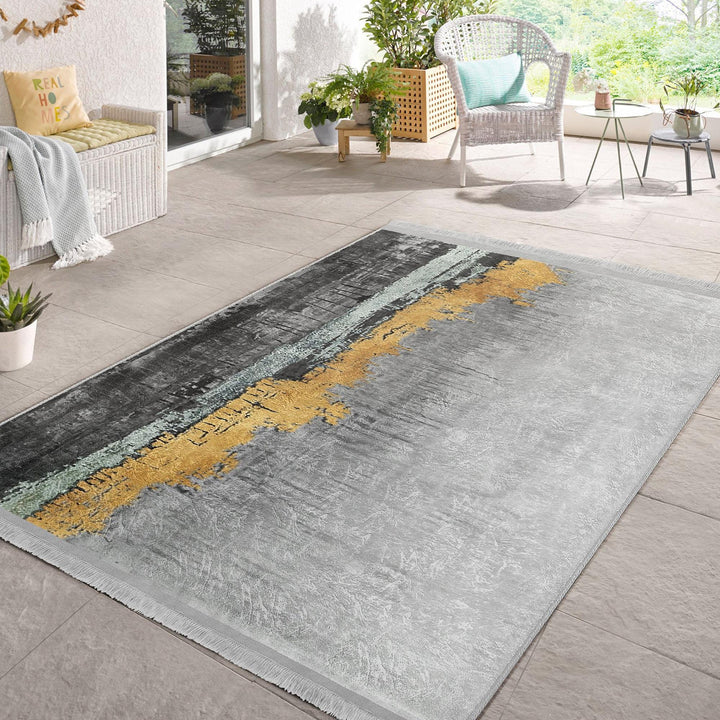 Contemporary Rug|Machine-washable Rug|Abstract Carpet|Non-slip Rug|Living Room Carpet|Art-inspired Carpet|Modern Abstract Rug|Statement Rug