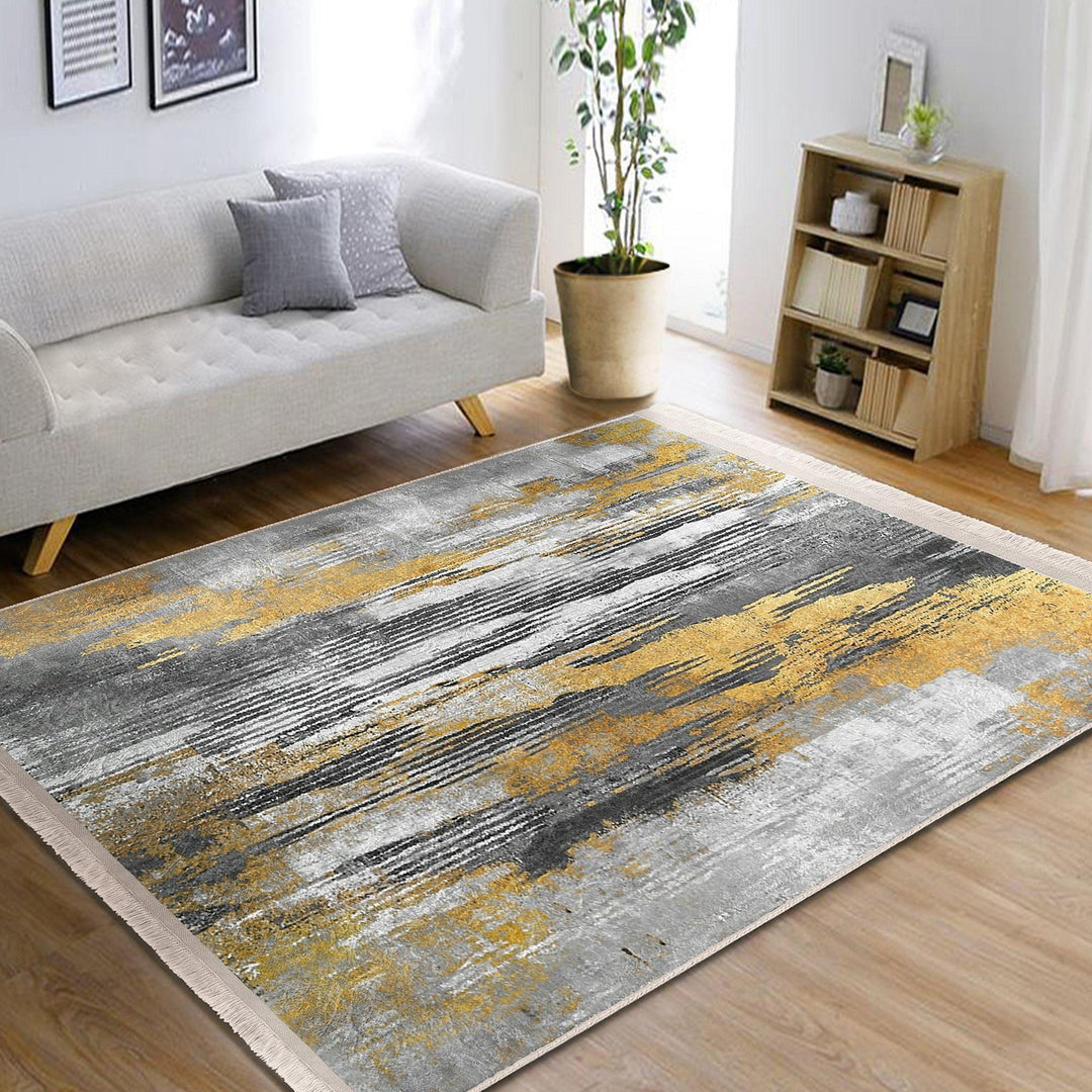 Abstract Print Floor Rug|Contemporary Design Rug|Farmhouse Style Gift|Floor Covering|Modern Abstract Rug|Statement Rug|Living Room Carpet