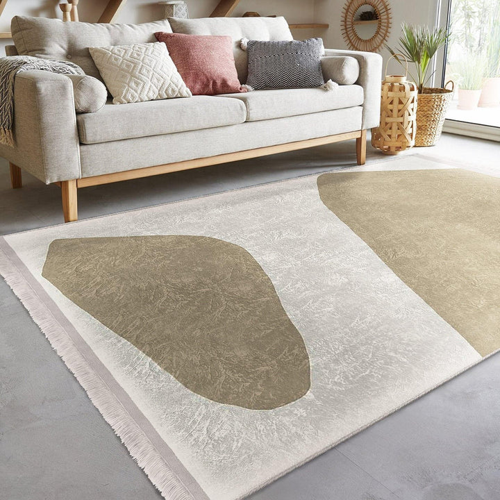 Boho Design Rug|Abstract Carpet|Statement Rug|Art-inspired Carpet|Abstract Floor Rug|Unique Design Rug|Non-slip Rug|Multi-purpose Carpet