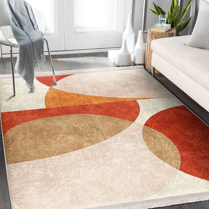 Boho Design Rug|Unique Design Rug|Living Room Carpet|Abstract Carpet|Decorative Rug|Machine-washable Rug|Statement Rug|Contemporary Rug