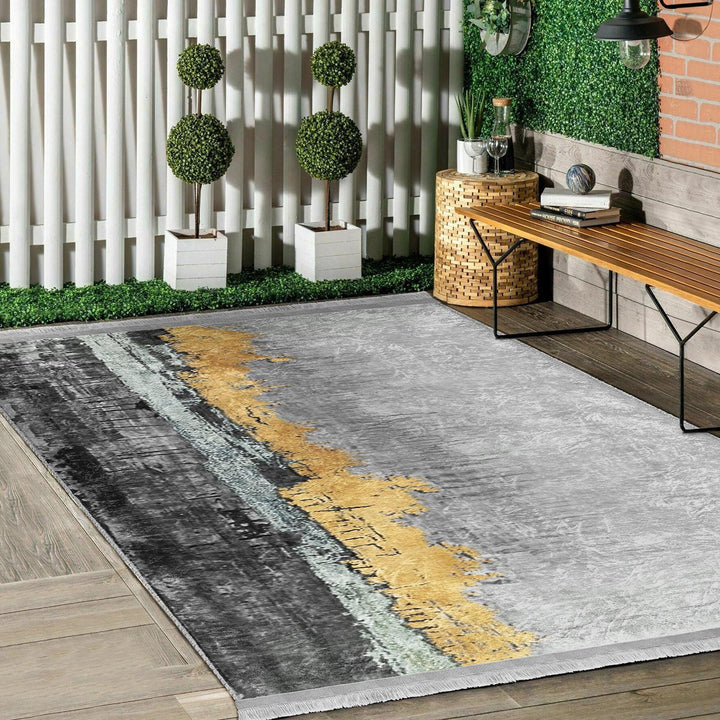 Contemporary Rug|Machine-washable Rug|Abstract Carpet|Non-slip Rug|Living Room Carpet|Art-inspired Carpet|Modern Abstract Rug|Statement Rug