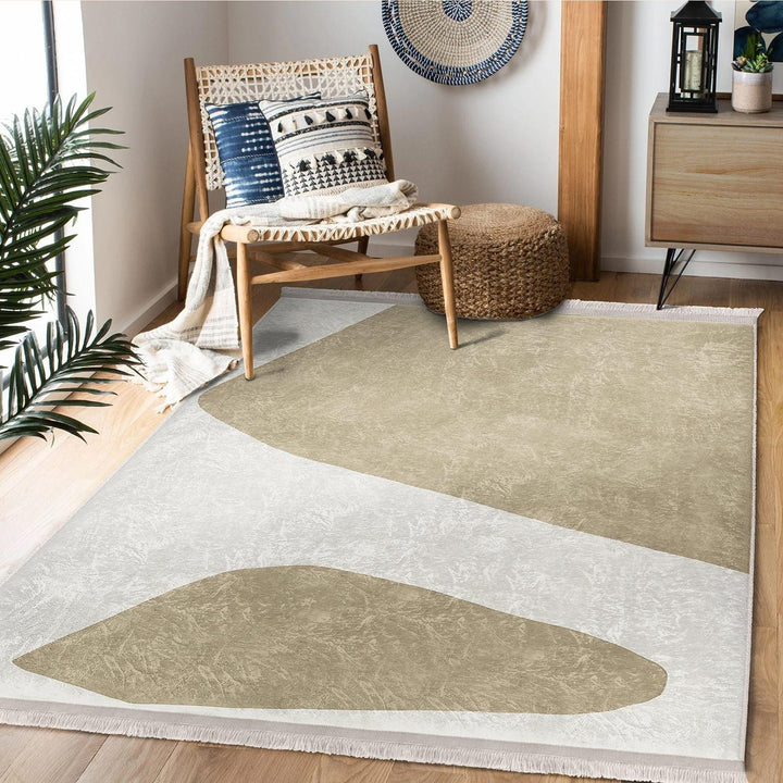 Boho Design Rug|Abstract Carpet|Statement Rug|Art-inspired Carpet|Abstract Floor Rug|Unique Design Rug|Non-slip Rug|Multi-purpose Carpet
