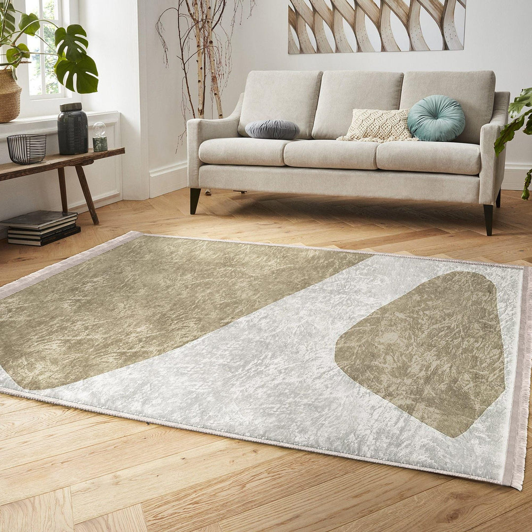 Boho Design Rug|Abstract Carpet|Statement Rug|Art-inspired Carpet|Abstract Floor Rug|Unique Design Rug|Non-slip Rug|Multi-purpose Carpet