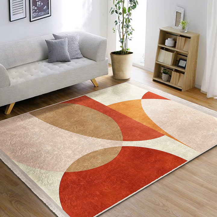 Boho Design Rug|Unique Design Rug|Living Room Carpet|Abstract Carpet|Decorative Rug|Machine-washable Rug|Statement Rug|Contemporary Rug