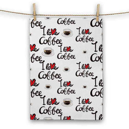 Coffee Themed Kitchen Towel
