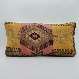 Vintage Lumbar Pillowcase 12x24 - Akasia