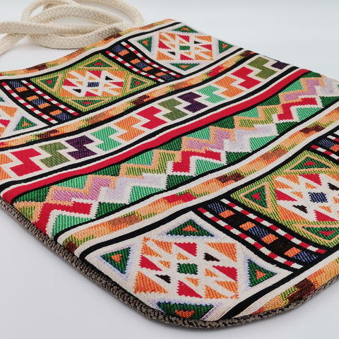 Tapestry Rug Style Shoulder Bag