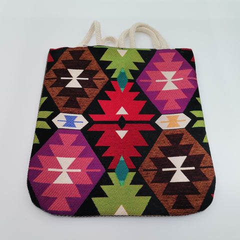 Aztec Print Gobelin Tapestry Shoulder Bag