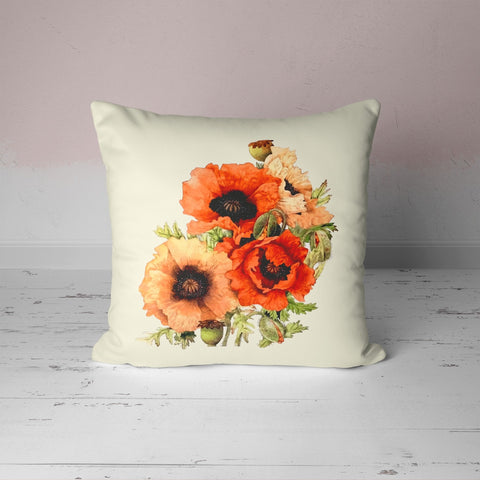 Fall Cushion Case with Leaves and Flowers - UHD004 t