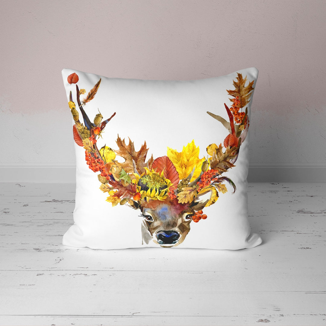 Fall Cushion Case with Gnome and Deer- UHD005 t