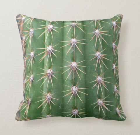Squirrel Pillow Case|Green Cactus Cushion Cover|Decorative Brown Pillow Cover|Rustic Housewarming Decor|Farmhouse Style|Sweet Home Decor