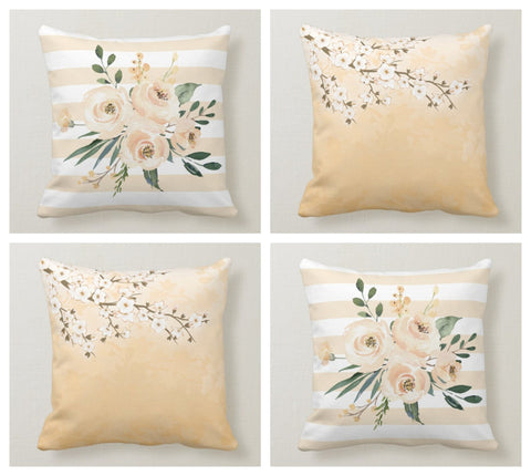Powder Floral Pillow Cover|Powder Pink Cushion Case|Decorative Throw Pillow Case|Boho Bedding Home Decor|Housewarming Farmhouse Style Pillow