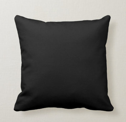 Musical Pillow Case|Music Instrument Pillow Cover|Musical Note Cushion Case|Bedding Home Decor|Decorative Housewarming Black Pillow Case