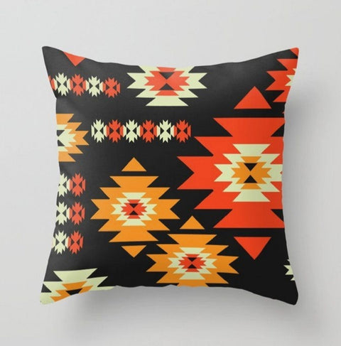 Rug Home Decor|West Collection|Aztec Print Ethnic Pillow Covers 20x20|Rug Design Pillow|Cultural Pillow Case|Pillow Cover 16x16