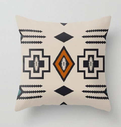 Rug Home Decor|West Collection|Aztec Print Ethnic Pillow Covers 20x20|Rug Design Pillow|Cultural Pillow Case|Pillow Cover 16x16