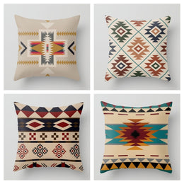 Indigenous Pillow Case|Aztec Ethnic Pillow|Old Style Pillow|Modern Pillow Cover|Aztec Print Pillow|Ethnic Cushion Cover|Rug Design Cushion