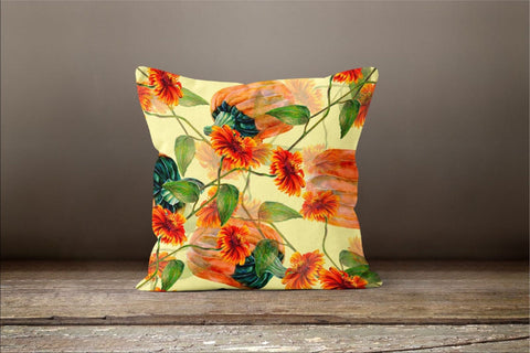 Fall Trend Pillow Cover|Autumn Cushion Case|Orange Pumpkin Throw Pillow|Halloween Home Decor|Housewarming Farmhouse Checkered Pillow Case