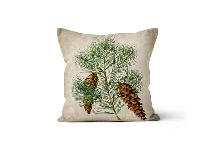 Fall Trend Pillow Cover|Pinecones Cushion Case|Autumn Throw Pillow|Colorful Home Decor|Housewarming Farmhouse Pillow Case|Thanksgiving Decor