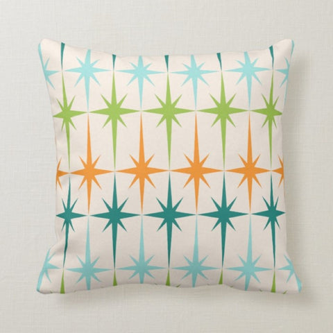 Geometric Pillow Case|White Square Pillow Cover|Geometric Cushion Case|Decorative Pillow Case|Bedding Home Decor|Housewarming Farmhouse Gift