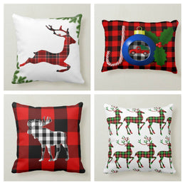 Christmas Pillow Cover|Christmas Decoration|Winter  Pillow case|Xmas Decor|Xmas Gift|Outdoor Pillow Cover|Xmas Pillow Cover|Deer Pillow Case