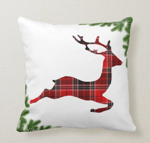 Christmas Pillow Cover|Christmas Decoration|Winter  Pillow case|Xmas Decor|Xmas Gift|Outdoor Pillow Cover|Xmas Pillow Cover|Deer Pillow Case