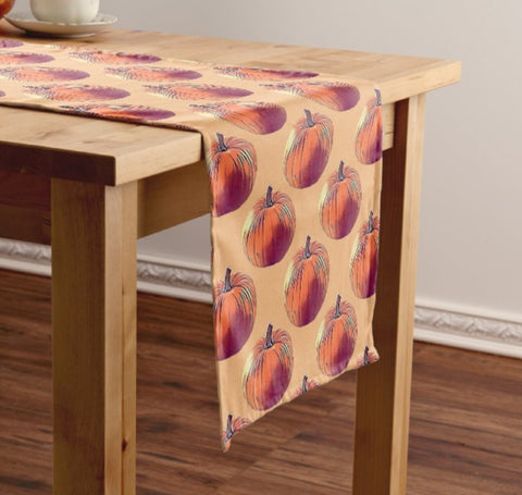 Fall Trend Table Runner|High Quality Pumpkin Table Runner|Orange Home Decor|Farmhouse Table Decor|Autumn Decor|Pumpkin Runner Tablecloth