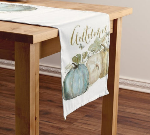 Fall Trend Table Runner|Housewarming Table Runner|Autumn Home Decor|Farmhouse Table Decor|Pumpkin Decor|Animal Print Runner Tablecloth