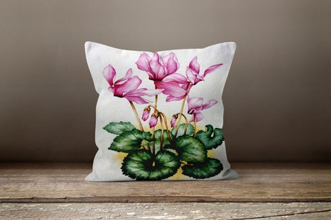 Floral Pink Pillow Cover|Summer Cushion Case|Decorative Outdoor Throw Pillow|Bedding Home Decor|Housewarming Farmhouse Style Pillow Case
