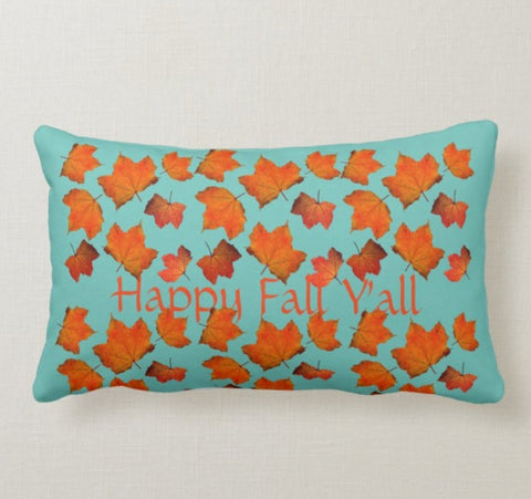 Fall Trend Pillow Cover|Autumn Cushion Case|Orange Pumpkin Throw Pillow|Halloween Home Decor|Housewarming Farmhouse Thanksgiving Pillow Case