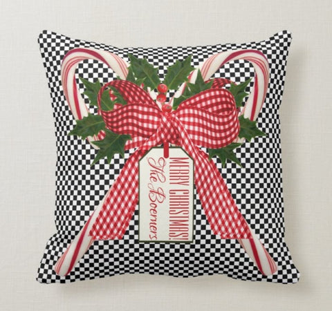 Christmas Pillow Cover|Xmas Cushion Case|Winter Decorative Pillow Case|Xmas Home Decor|Xmas Gift Ideas|Xmas Candy Design|Xmas Joy Decor