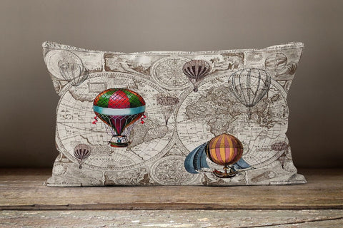 Postcard Pillow Cover|Animal Throw Pillow Case|Decorative Lumbar Pillow|Housewarming Cushion Case|Farmhouse Authentic Stamp Pillow Cover
