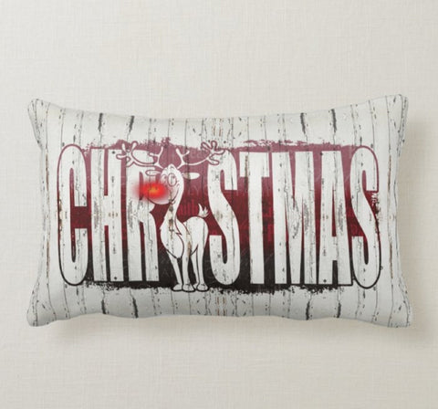 Christmas Pillow Cover|Deer Xmas Decor|Winter Pillow Case|Xmas Gift Ideas|Outdoor Pillow Cover|Housewarming Gift|Christmas Throw Pillow Case