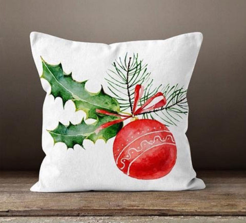 Christmas Pillow Covers|Deer Fox Xmas Decor|Winter Pillow Case|Xmas Gift Ideas|Outdoor Pillow Cover|Housewarming Gift|Christmas Flower Decor