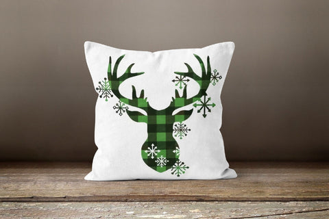 Christmas Pillow Covers|Xmas Deer Decor|Winter Decorative Pillow Case|Xmas Santa Claus Throw Pillow|Outdoor Pillow Case|Christmas Home Decor