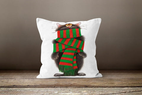 Christmas Pillow Covers|Xmas Cushion Case|Plaid Pattern Pillow Case|Xmas Home Decor|Xmas Gift Ideas|Plaid Tree Scarf Decor|Xmas Gift Decor