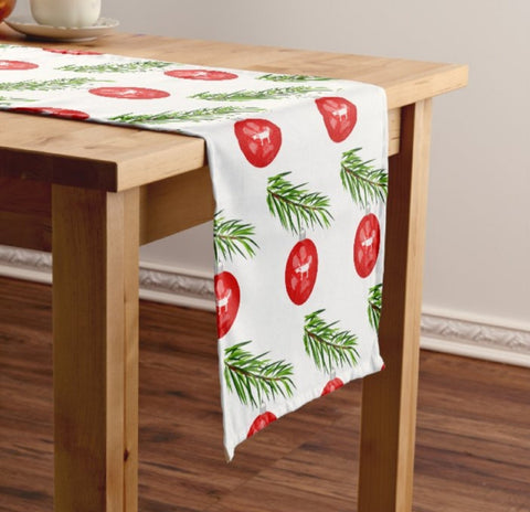 Christmas Table Runner|High Quality Xmas Table Runner|Red Green Home Decor|Farmhouse Table Decor|Winter Decor|Christmas Runner Tablecloth