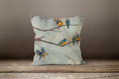 Christmas Pillow Covers|Xmas Home Decor|Winter Decorative Pillow Case|Birds Throw Pillow|Outdoor Pillow Cover|Xmas Tree Pillow Case