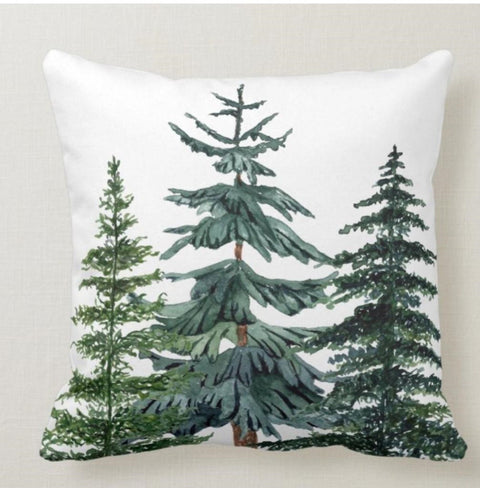 Christmas Pillow Covers|Xmas Plaid Decor|Winter Decorative Pillow Case|Xmas Tree Throw Pillow|Outdoor Pillow Cover|Christmas Home Decor