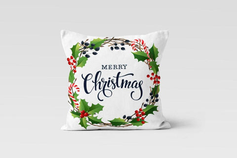 Christmas Pillow Covers|Happy New Year Decor|Poinsettia Pillow Case|Xmas Gift Idea|Housewarming Gift|Christmas Flower Case|Merry Xmas Pillow