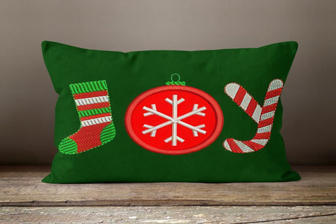 Christmas Pillow Top|Xmas Deer Home Decor|Winter Pillow Case|Xmas Gift Ideas|Xmas Joy Socks Pillow Cover|Buffalo plaid Merry Christmas Decor