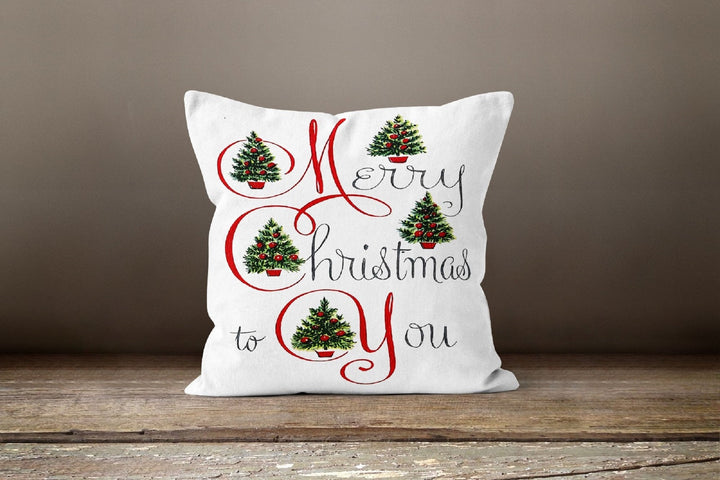 Christmas Pillow Cover|Merry Xmas Decor|Winter Pillow Case|Xmas Gift Ideas|Outdoor Pillow Cover|Housewarming Gift|Christmas Flower Decor