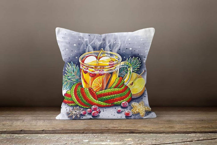 Christmas Pillow Cover|Merry Xmas Decor|Winter Pillow Case|Xmas Gift Ideas|Outdoor Pillow Cover|Housewarming Gift|Christmas Flower Decor