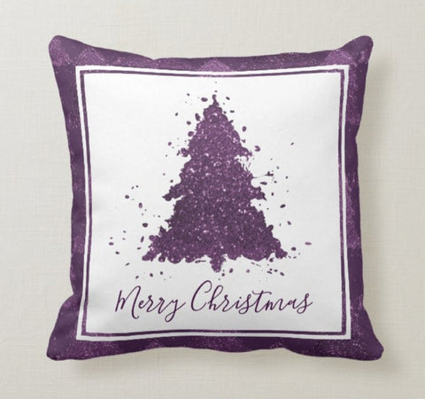 Christmas Pillow Covers|Xmas Tree Decor|Decorative Winter Pillow Case|Xmas Snowflake Throw Pillow|Let It Snow Pillow|Christmas Home Decor