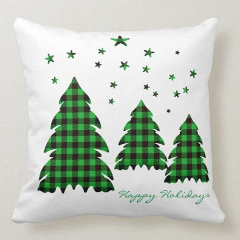 Christmas Pillow Covers|Xmas Tree Decor|Winter Decorative Pillow Case|Xmas Deer Throw Pillow|Outdoor Pillow Cover|Xmas Snowman Pillow